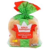 King's Hawaiian Sweet Hamburger Buns - 1.6 Ounce - 8 Count