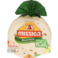 Mission Tortilla Flour Homestyle - 2.25 Ounce - 10 Count