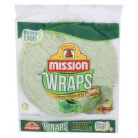 Mission Garden Spinach Herb Wraps - 2.5 Ounce - 6 Count