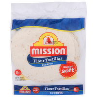 Mission Super Soft Flour Tortillas Burrito - 2.5 Ounce - 8 Count