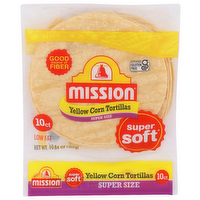 Mission Yellow Corn Super Size Tortillas - 1.084 Ounce - 10 Count
