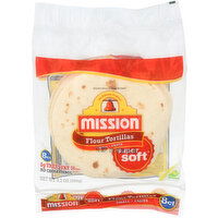 Mission Super Soft Flour Tortillas, Fajita Size - 1.15 Ounce - 8 Count