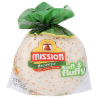 Mission Homestyle Soft & Fluffy Fajita Flour Tortillas - 1.5 Ounce - 16 Count