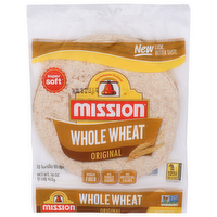 Mission Original Tortilla Wraps Whole Wheat - 1.6 Ounce - 10 Count
