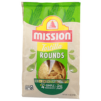 Mission Made With Sea Salt Tortilla Rounds - 11 Ounce