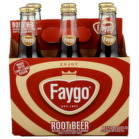 Faygo Draft Style Root Beer - 12 Fluid Ounce - 6 Count