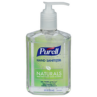PURELL Naturals Hand Sanitizer Pump Bottle - 8 Fluid Ounce