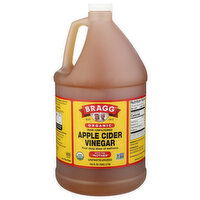 Bragg Acidic Vinegar Liquid Organic Apple Cider Raw & Unfiltered - 128 Fluid Ounce