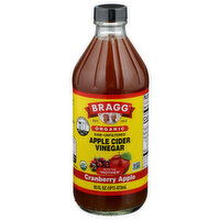BRAGG Cranberry Apple Enhanced Vinegars - 16 Fluid Ounce