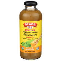 Bragg Honey Green Tea Refresher Apple Cider Vinegar & Honey - 16 Fluid Ounce