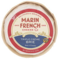 MARIN FRENCH CHEESE Sweet Cream Cream & Delicate Tang Of Rind Soft-Ripened 6 Triple Crème Brie - 8 Ounce