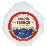 MARIN FRENCH CHEESE Sweet Cream Sweet & Milky Soft-Ripened 6 Petite Crème Is a Triple Bloomy Rind Brie With Classic Blending Of Rich, And Fresh Milk The Subtle Scent Mushroom - 4 Ounce