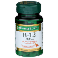 Nature's Bounty B-12 1000mcg - 100 Count