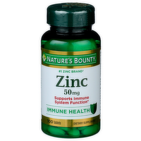 Nature's Bounty Zinc - 100 Count