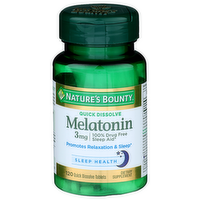 Nature's Bounty Quick Dissolve Melatonin - 120 Count