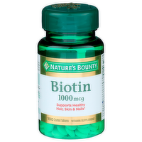Nature's Bounty Biotin - 100 Count