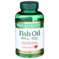 Nature's Bounty Fish Oil - 120 Count