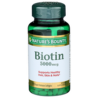 Nature's Bounty Biotin 5000 Mcg - 72 Count