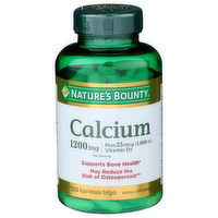 Nature's Bounty Calcium - 120 Count