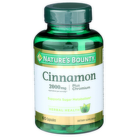 Nature's Bounty Cinnamon - 60 Count