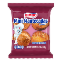 Bimbo Mini Mantecadas Con Nuez Muffins, , Each Pecan Bag - 4.34 Ounce