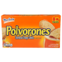 Marinela Orange Polvorones Shortbread Cookies - 2.61 Ounce - 8 Count