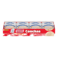 Bimbo Conchas Vanilla Pastry, 8 Packs, Pastries, Box - 16.96 Ounce