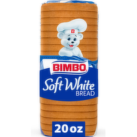 Bimbo Soft White Bread, , Bag - 20 Ounce