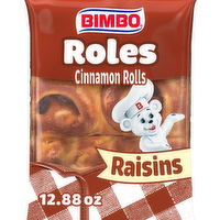 Bimbo Cinnamon Rolls With Raisins - 12.88 Fluid Ounce