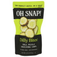 Oh SNAP! Pickling CO. Dill Pickle No Brine Added Bites - 3.25 Ounce