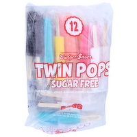 Budget Saver Blue Raspberry • Grape • Banana • Cherry • Orange • Pina Colada Twin Pops - 2.35 Fluid Ounce - 12 Count