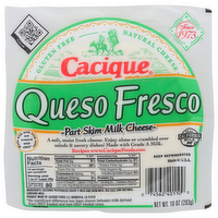 Cacique Natural Cheese Part Skim Milk - 10 Ounce