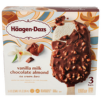 Haagen-Dazs Vanilla Milk Chocolate Almond Ice Cream Bars - 3 Fluid Ounce - 3 Count
