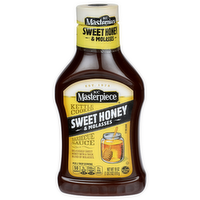 Kc Masterpiece Sweet Honey & Molasses Barbecue Sauce - 18 Ounce