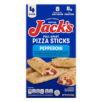 Jack's Pull-Apart Pepperoni Pizza Sticks Extra Large Frozen Snack Rolls - 8 Ounce