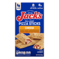 Jack's Pull-Apart Cheese Pizza Sticks Extra Large Frozen Snack Rolls - 8 Ounce