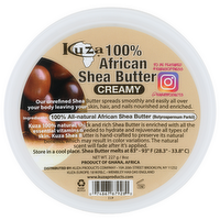 Kuza Creamy 100% African Shea Butter - 8 Ounce