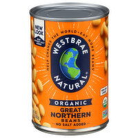 Westbrae Natural Canned Vegetables Great North Beans - 15 Ounce