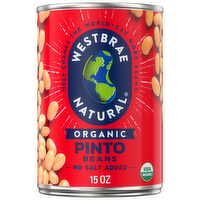 Westbrae Pinto Beans Organic - 15 Ounce