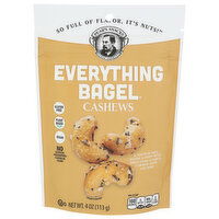Pear's Snacks Everything Bagel Cashews - 4 Ounce