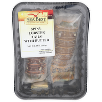 Sea Best Spiny Lobster Tails With Butter - 10 Ounce