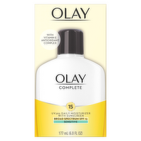 Olay Complete Lotion Moisturizer With Spf 15 Sensitive - 6 Ounce