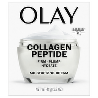 Olay Collagen Peptide Moisturizing Cream, Fragrance-Free - 1.7 Ounce