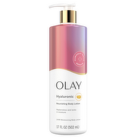 Olay Nourishing & Hydrating Body Lotion With Hyaluronic Acid, Pump - 17 Ounce