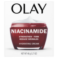 Olay Niacinamide Face Moisturizer, Firming Cream For Women, Non-Greasy Anti-Wrinkle, Anti-Aging, Hydrating, Renewing, Stronger Skin Barrier, Smooths Peptides - 1.7 Ounce