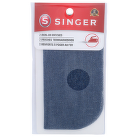 Singer Iron-On Patches - 2 Count