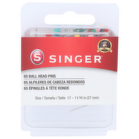 Singer Ball Head Pin - 65 Count