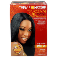 Creme Of Nature With Argan Oil From Morocco Regular Advanced Straightening Exotic Shine - 1 Count