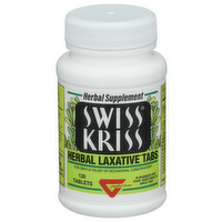 Swiss Kriss Herbal Laxative Tabs - 120 Count