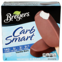 Breyers Vanilla Bars Carb Smart Frozen Dairy Dessert - 3 Fluid Ounce - 6 Count